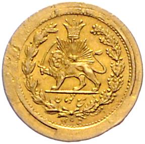 Iran, Muzaffar al-din Shah 1896-1907 GOLD - Münzen, Medaillen und Papiergeld