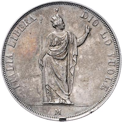 Italien - Mince, medaile a papírové peníze