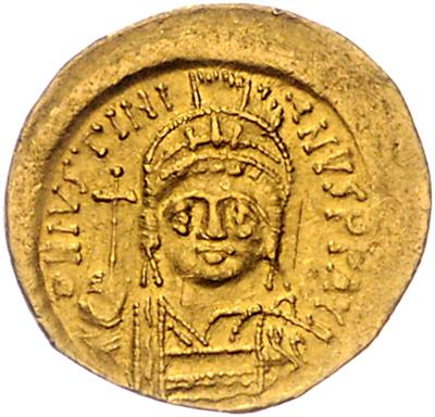 Justinian I. 527-565 GOLD - Coins, medals and paper money