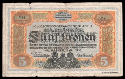 Kriegsnotgeld 1. Weltkrieg - Mince, medaile a papírové peníze