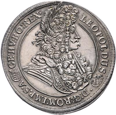 Leopold I. - Mince, medaile a papírové peníze