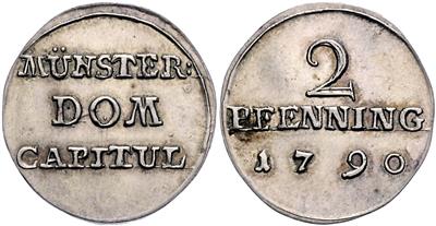 Münster, Domkapitel - Coins, medals and paper money