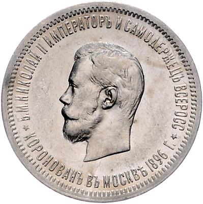 Nikolaus II. 1894-1917 - Münzen, Medaillen und Papiergeld