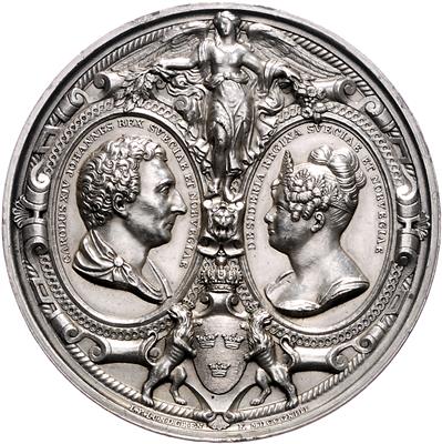 Oscar I. 1844-1859 - Monete, medaglie e cartamoneta