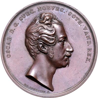 Oskar I. 1844-1859 - Münzen, Medaillen und Papiergeld