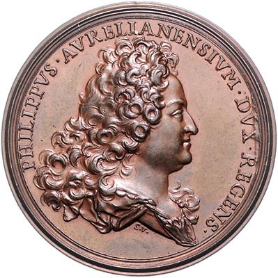 Philippe II. von Bourbon, Herzog von Orlean 1674-1723 - Monete, medaglie e cartamoneta