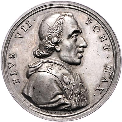Pius VII. 1800-1823 - Mince, medaile a papírové peníze