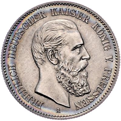 Preussen, Friedrich III. 1888 - Coins, medals and paper money