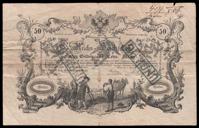 Staats-Central Cassa 1.1.1851 - Mince, medaile a papírové peníze