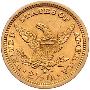 U. S. A. GOLD - Coins, medals and paper money