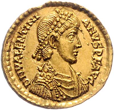 Valentinian II. 375-392 GOLD - Münzen, Medaillen und Papiergeld