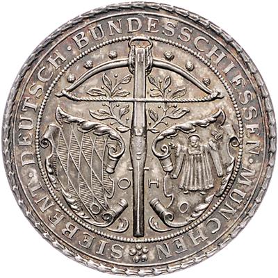 VII. deutsches Bundesschießen in München 1881 - Coins, medals and paper money