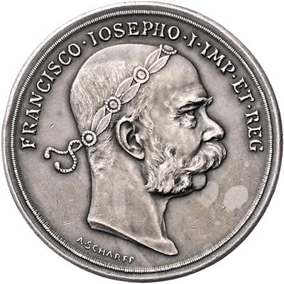 50. Regierungsjubiläum 1898 - Mince, medaile a papírové peníze