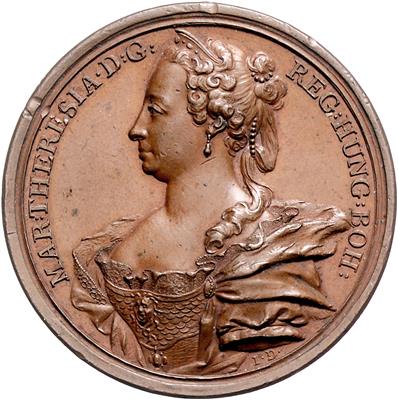 Auf die Weisheit und das Kriegsglück Maria Theresias - Coins, medals and paper money