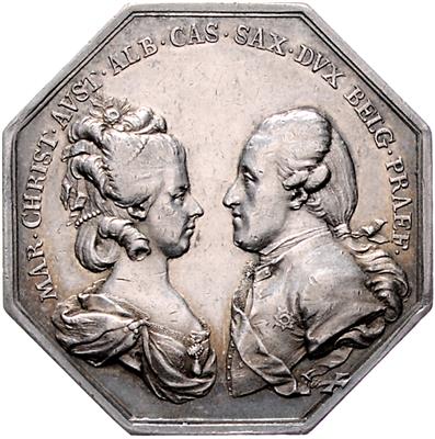 Besuch Kaiser Josef II. in Belgien - Coins, medals and paper money