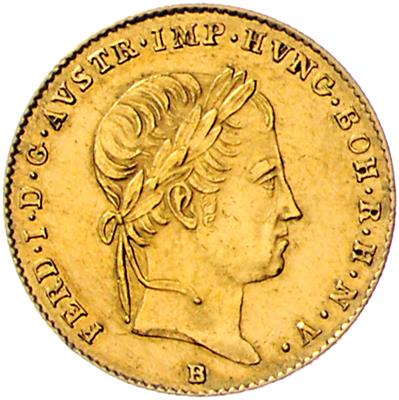 Ferdinand I. GOLD - Münzen, Medaillen und Papiergeld