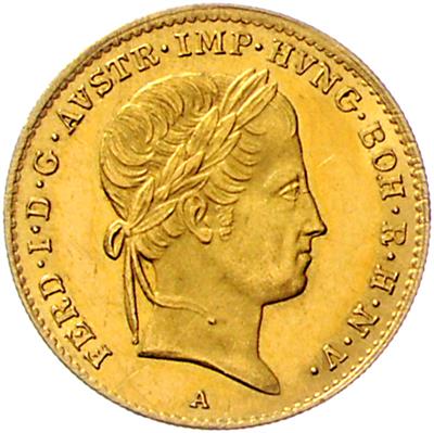 Ferdinand I. GOLD - Coins, medals and paper money