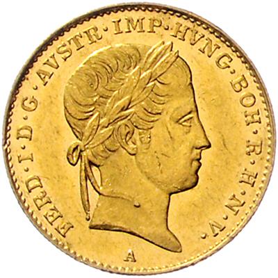 Ferdinand I. GOLD - Coins, medals and paper money