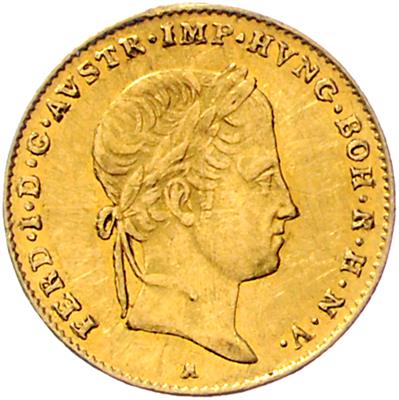 Ferdinand I. GOLD - Münzen, Medaillen und Papiergeld