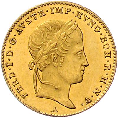 Ferdinand I. GOLD - Coins, medals and paper money