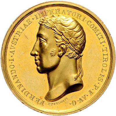 Ferdinand I., GOLD - Münzen, Medaillen und Papiergeld