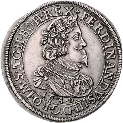 Ferdinand III. - Coins, medals and paper money