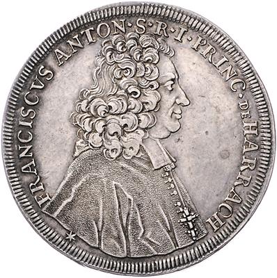 Franz Anton v. Harrach - Münzen, Medaillen und Papiergeld