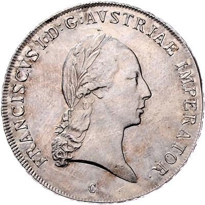 Franz I. - Monete, medaglie e cartamoneta