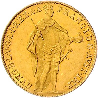 Franz I. GOLD - Münzen, Medaillen und Papiergeld