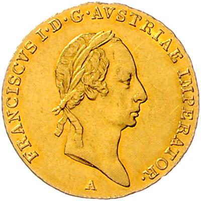 Franz I. GOLD - Coins, medals and paper money