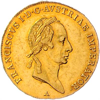 Franz I. GOLD - Coins, medals and paper money