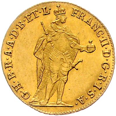 Franz II. GOLD - Münzen, Medaillen und Papiergeld