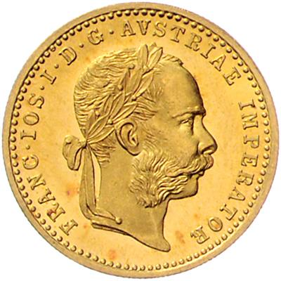 Franz Josef I. GOLD - Münzen, Medaillen und Papiergeld