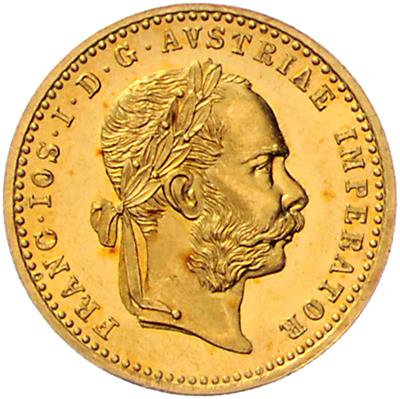 Franz Josef I. GOLD - Coins, medals and paper money