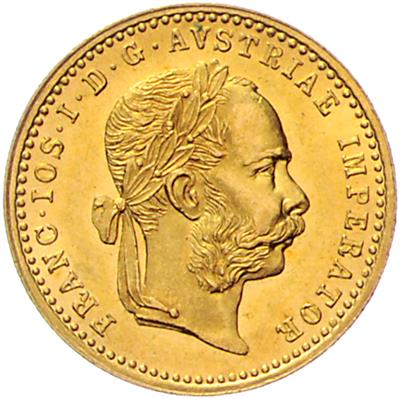 Franz Josef I. GOLD - Münzen, Medaillen und Papiergeld