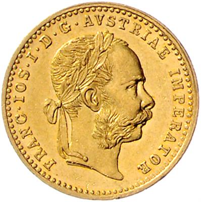 Franz Josef I. GOLD - Coins, medals and paper money