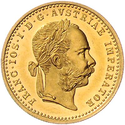 Franz Josef I. GOLD - Coins, medals and paper money