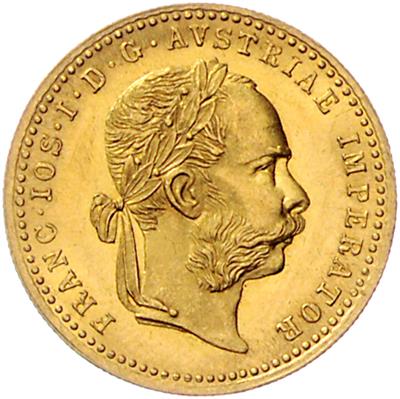 Franz Josef I. GOLD - Münzen, Medaillen und Papiergeld