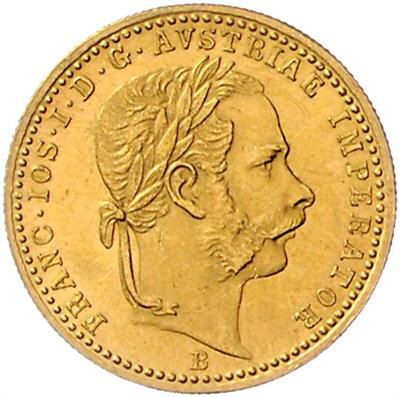 Franz Josef I. GOLD - Mince, medaile a papírové peníze