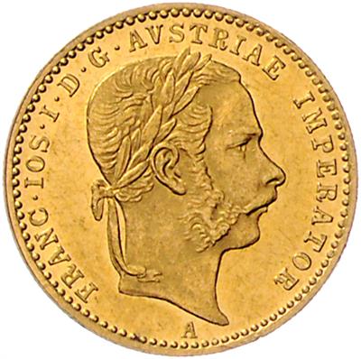 Franz Josef I. GOLD - Mince, medaile a papírové peníze