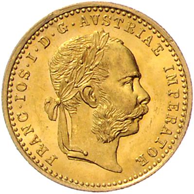 Franz Josef I. GOLD - Münzen, Medaillen und Papiergeld