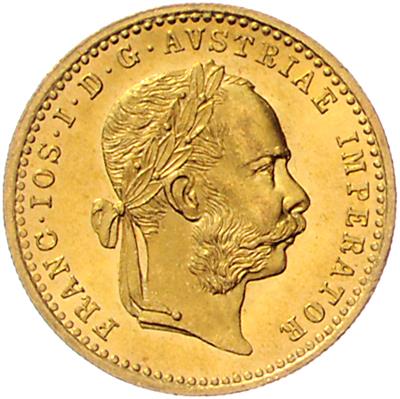 Franz Josef I. GOLD - Mince, medaile a papírové peníze