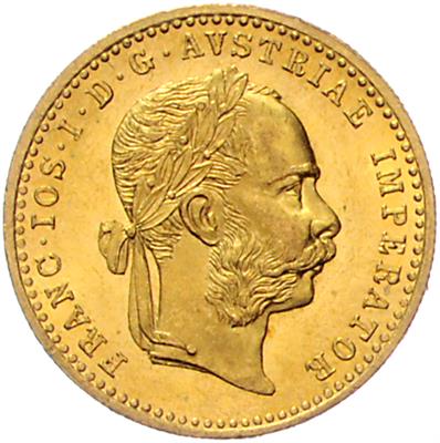 Franz Josef I. GOLD - Münzen, Medaillen und Papiergeld