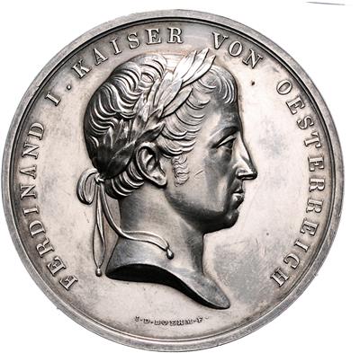 Gewerbeausstellung in Wien 1845 - Mince, medaile a papírové peníze