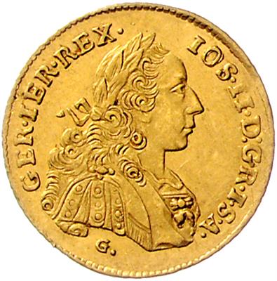 Josef II. als Mitregent, GOLD - Mince, medaile a papírové peníze