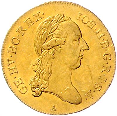 Josef II. GOLD - Coins, medals and paper money