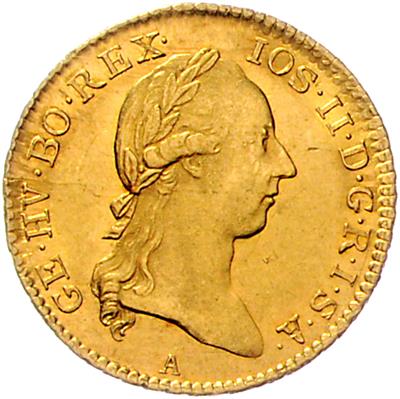 Josef II. GOLD - Mince, medaile a papírové peníze