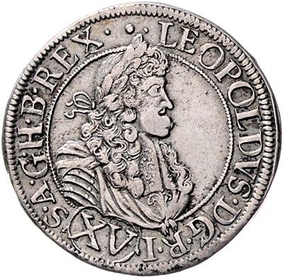 Leopold I. - Coins, medals and paper money