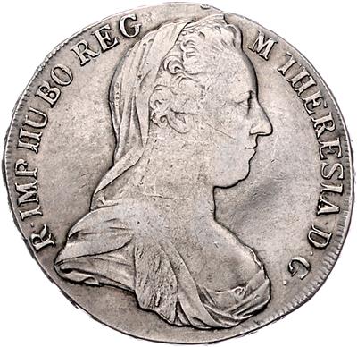 Maria Theresia - Coins, medals and paper money