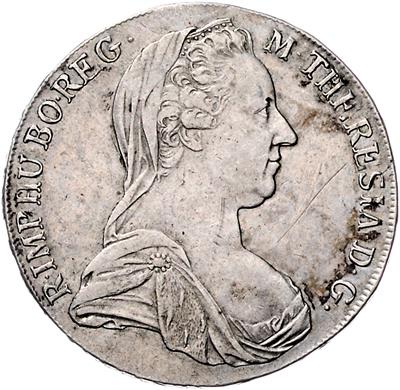 Maria Theresia - Münzen, Medaillen und Papiergeld